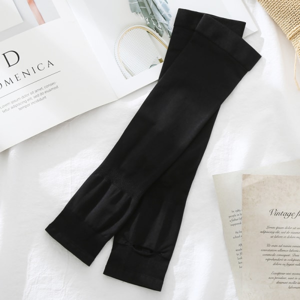 Arm Cooling Sleeves Ice Silk Arm Cover black fingerless