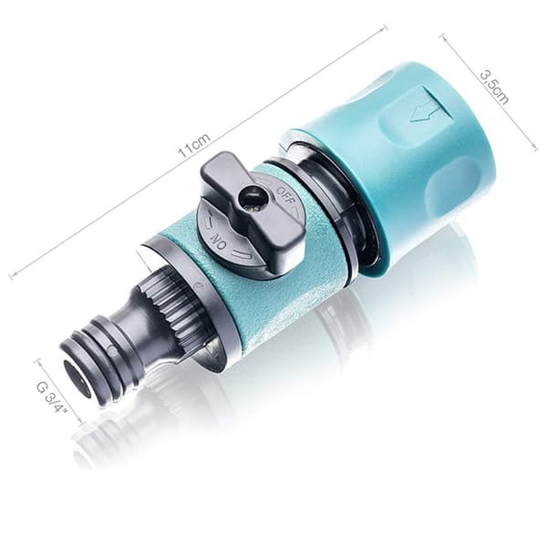 2 nopeaa puutarhaliitintä 13 mm (1/2“), puutarhaletkuliitin, hana-adapteri