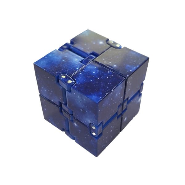 Infinity Cube - Sky - Eternity Cube - Fidget Toy Sininen