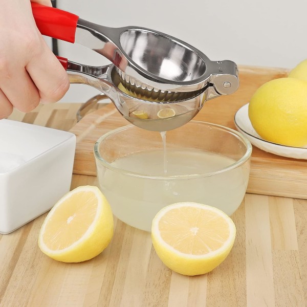 Citronpresser, kraftig, til presning af citron og citrusfrugter, nem at rengøre