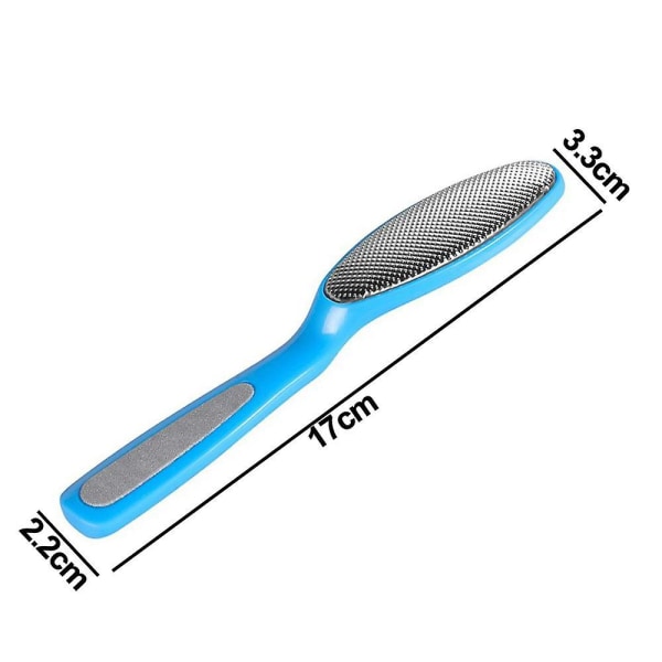 Dobbeltsidet multidirektionel nikkel fodfil callusfjerner, sikkert værktøj