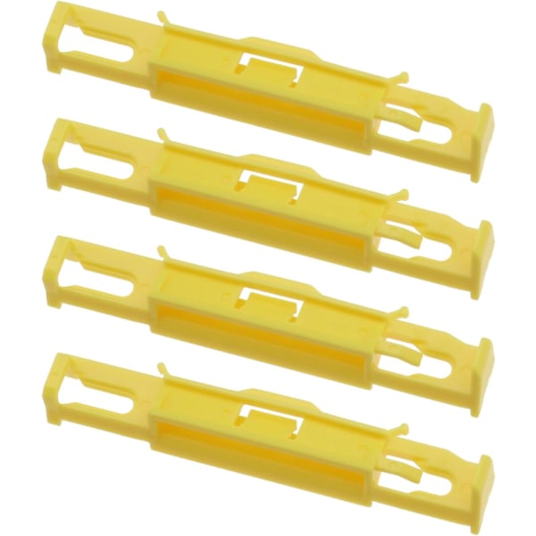 4 stk Bil Vindrutelist Sidebeslag Klips Kompatibel med 3008 4008 Plast Vindrutevisker Holder Klips for Auto Reservedeler, 64.3*9mm