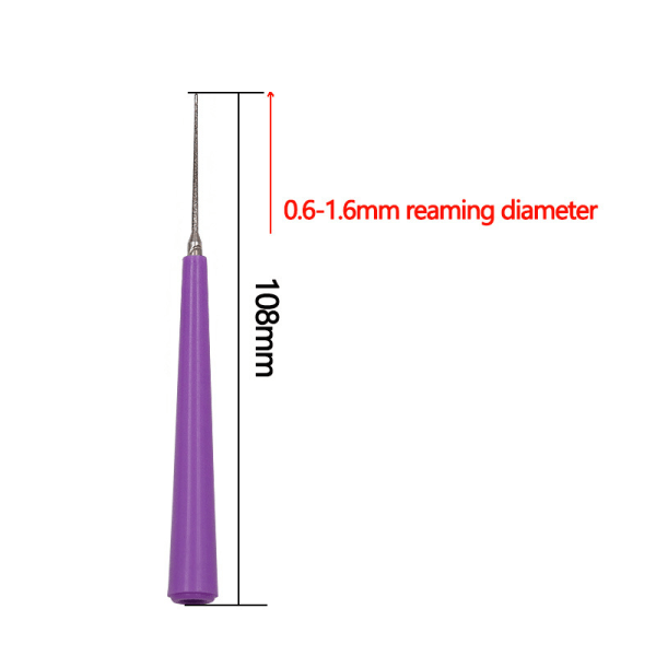 2 st 0,6-3 mm borr pärlor öppnare smärgel nål stil borr hållbar buffert fil