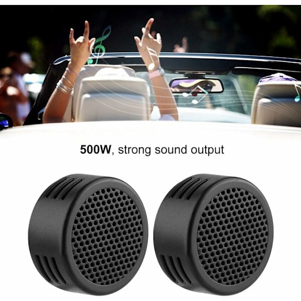 Billaudio, 12V 500W Mini Billaudio Tweeter Audio 92dB Høyttaler