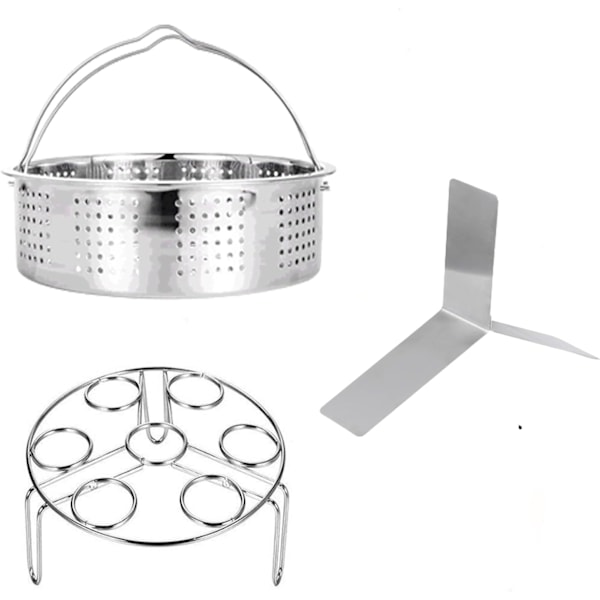 Ångkorgställ, grönsaksångkorg, ångställ, ångkorg, tryckkokare, för grönsaker, desserter, ägg, kött