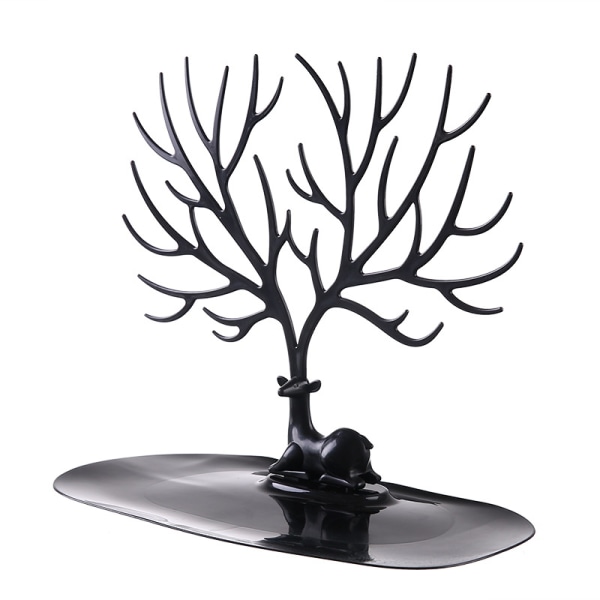 Jewelery Tree Deer - Black