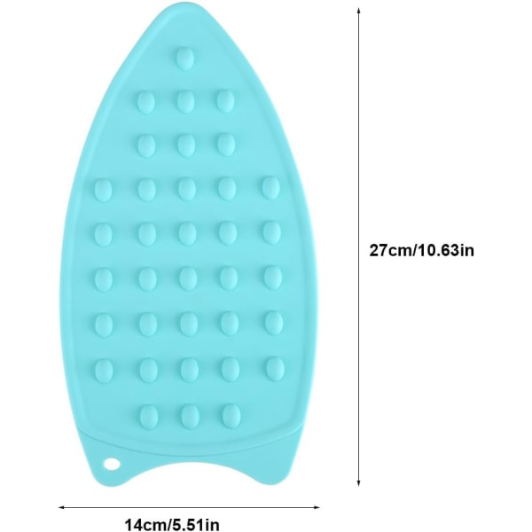 Silityynyt rauta-alusta ja -tyyny, liukumaton, lämmönkestävä silitysmatto raudalle, ruokailuvälineille ja kupeille -40~230℃ 27 x 14 x 0,7 cm (3 kpl)