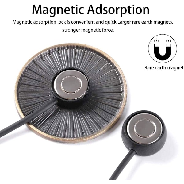 Magnetiska gardinuppsättningar, 2 stycken magnetiska gardinuppsättningar, magnetiska gardinuppsättningar, magnetiska gardinuppsättningar, brons, lämpliga för hemmakontor hotell inomhus gardin dekorativa