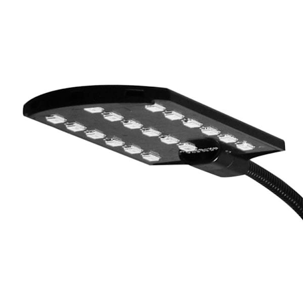 Fisketank Clip-on lys med inline timer, klemme akvarielys med hvid