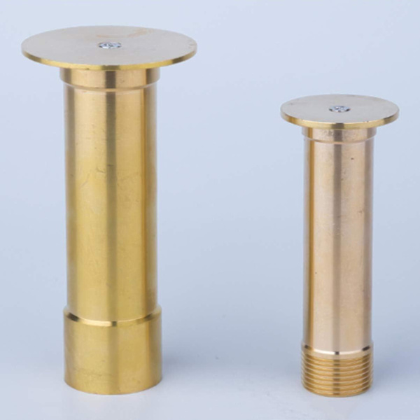 Koppardamm pumpmunstycke svampdesign fontänmunstycke vattensprayhuvud för dammbassäng fontän nedsänkbar pump guld