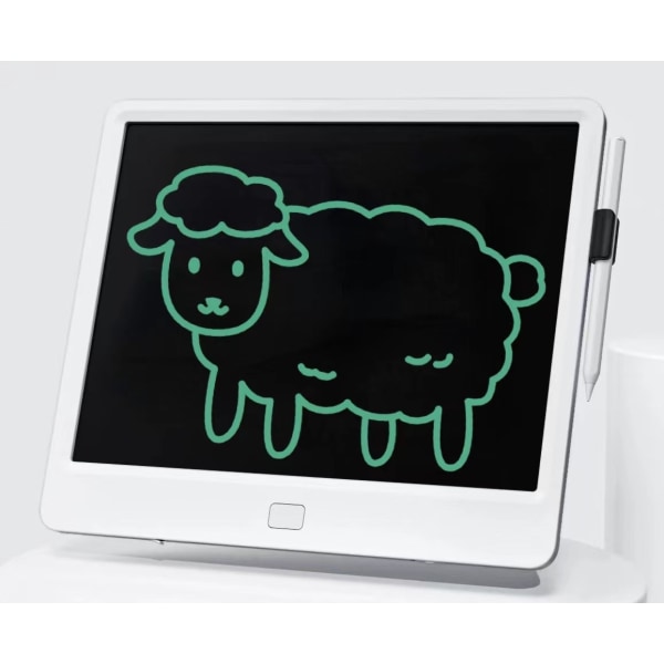 LCD-kirjoitustaulu, graffititaululelulahja, 10 tuuman lasten elektroninen taulu piirustustaulu, valkoinen