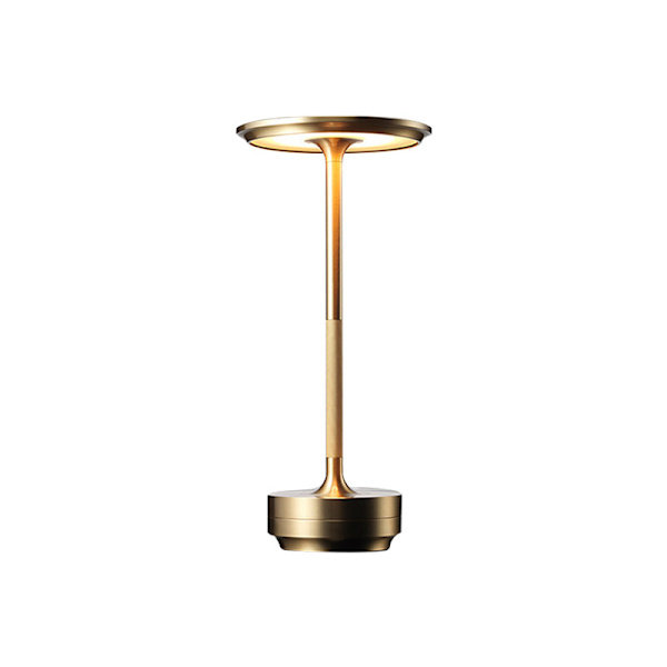Ledningsfri bordlampe - dæmpbar, vandtæt, metal, USB-genopladelig bordlampe