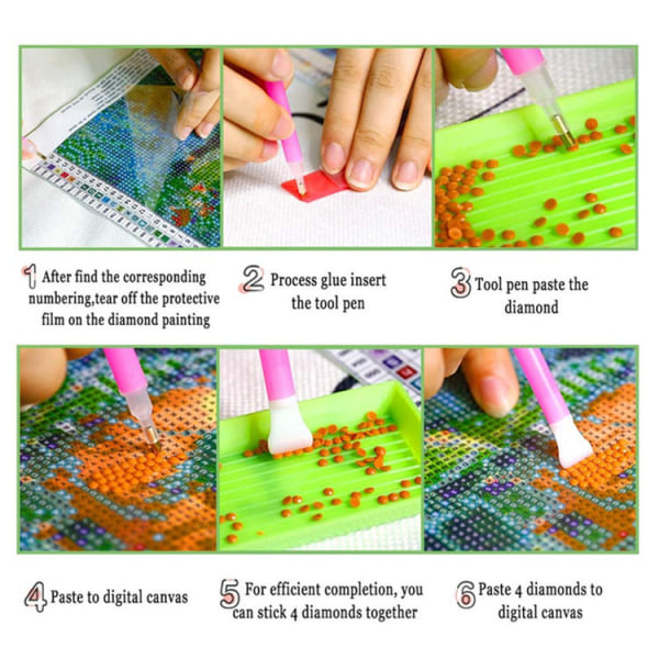 Stitch Diamond Painting Kit, 5D Cartoon Diamond Art Kit, Round Fu