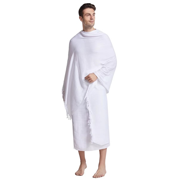 Til mænd til Hajj og Umrah - 2 håndklæder 105*210cm