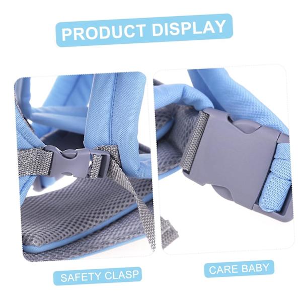 Nyfødt sæde 1 stk. Baby Carrier Wrap Carrier Rygsæk Carrier Nyfødt Polyester Blå Multifunktion Bæresele