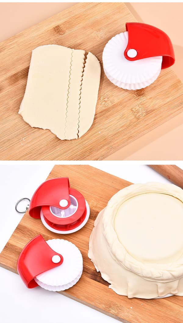 Degkutter, Bakverksskutter, Rullande Kutter, Degvals, Kantkutter, Pizzakantkutter, Pajgrillning, Dekorering, Plastvals, Lyftning