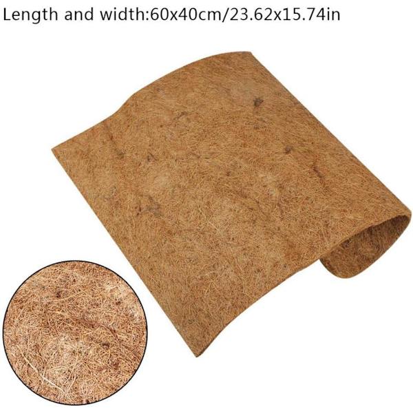 Terrariumunderlag, Kokosfiber Reptilmåtte Terrarium Liner Strøelse til Krybdyr og Padder Firben, Gecko, Pogona, Slange, Landskildpadde, Lguanes, A