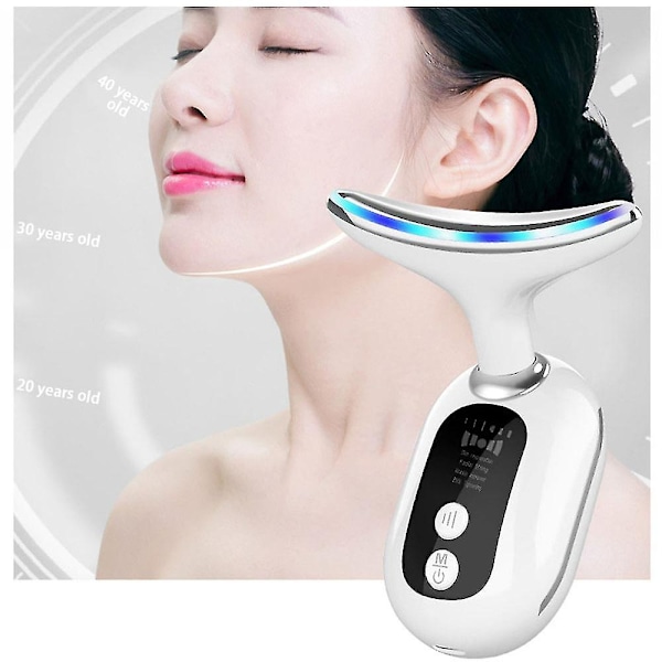Hals Rynke Apparat Anti Rynker Ansigts- Og Hals Massager Multi Funktionel