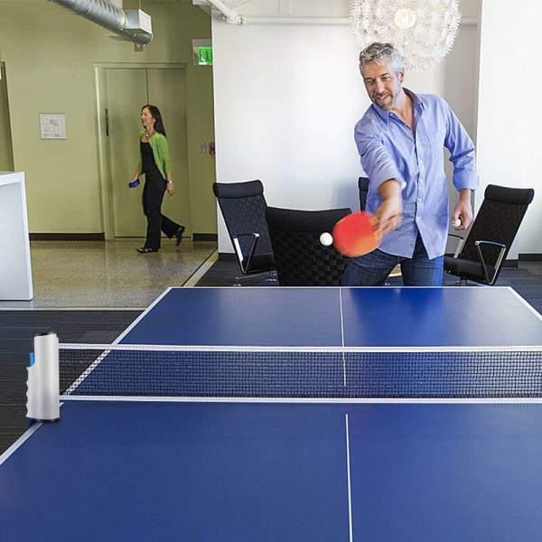 Ping Pong Net, Retractible Bordtennisnet/Udskiftningssæt, Justerbart Net