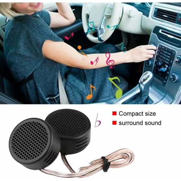 Bilhögtalare, 12V 500W Mini Bilhögtalare Tweeter Audio 92dB Högtalare