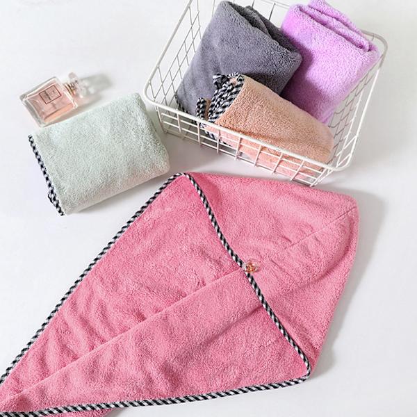 Mikrofiberhårhandduk Wrap  Ultraabsorberande, Snabbtorkande Hår Turban Mjuk,