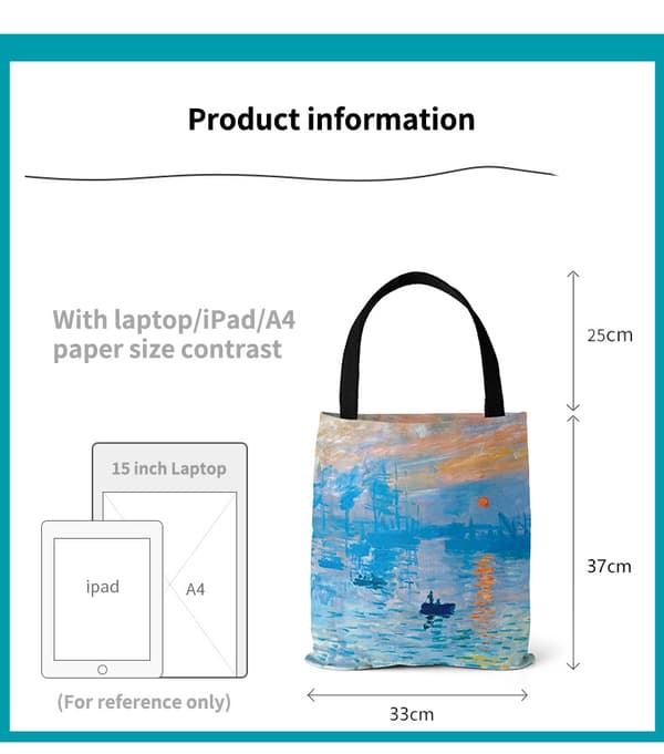 Canvas handväska, vacker axelväska