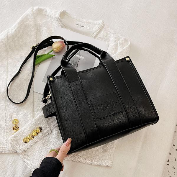 Tote taske til kvinder, PU læder personlig trendy tote taske, Crossb