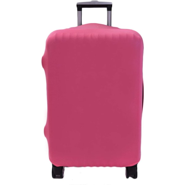 Solid Bagagebeskytter Elastisk kuffertbetræk Vaskbar, Pink-S,