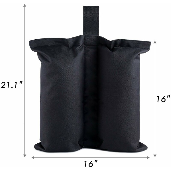 Heavy duty industrial grade weight bag with double stitching for unfolding