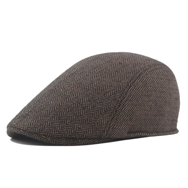 Newsboy Kepsar Klassisk avancerad platt brittisk västerländsk stil män hatt