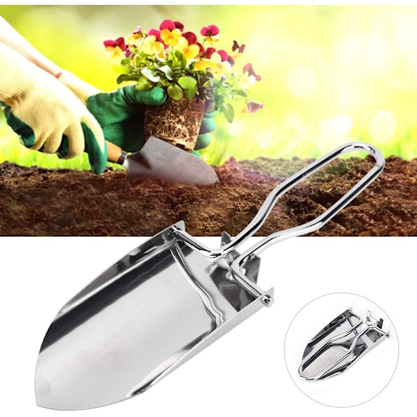 3 st Mini Hand Shovel, Fällbar Camping Trowel Rostfritt Stål Trowel Bärbar Multifunktionell Camping Trädgårdsverktyg