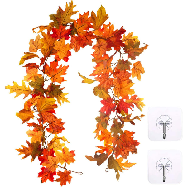 Maple Leaf Thanksgiving hængende hvirvler, ingen DIY | Thanksgiving hængende dekoration