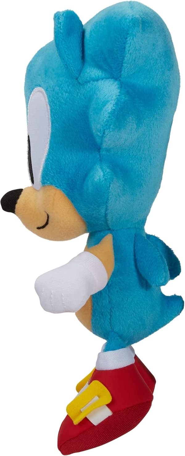 9,8 tommer \" plysjfigur lyseblå sonic