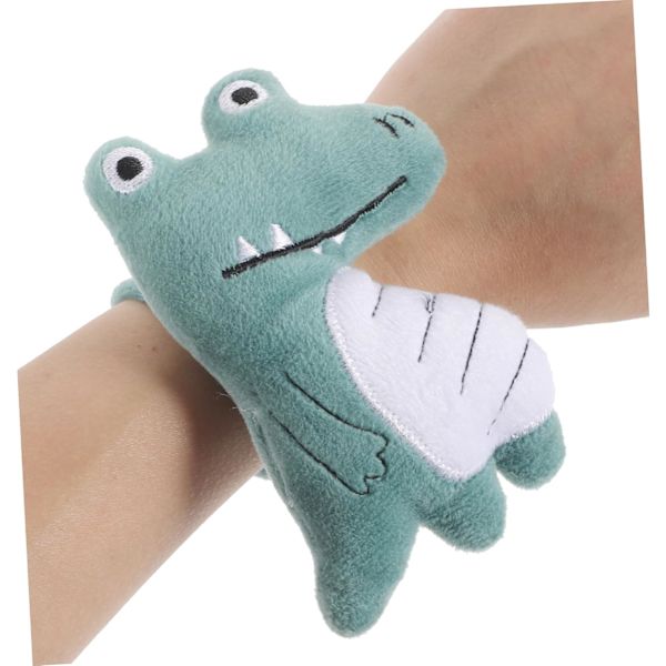 2 st simulerade krokodil armband tyg djur barn present
