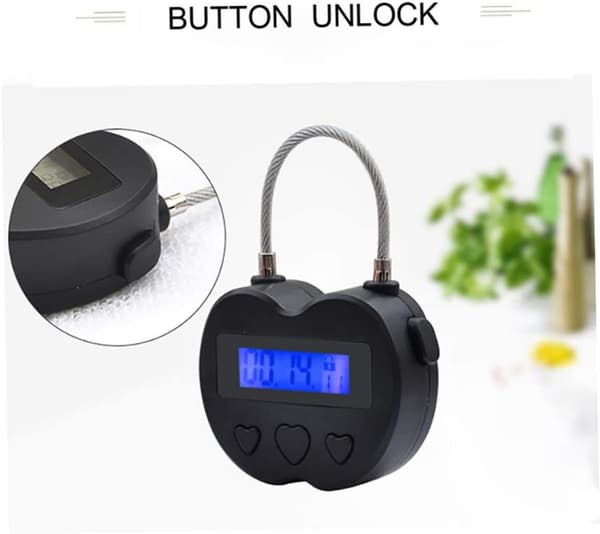 Timer Hængeslås LCD Display USB Lås USB Tidlås Timer Lås Vanemæssig Hjælp, Sikkerhedslås