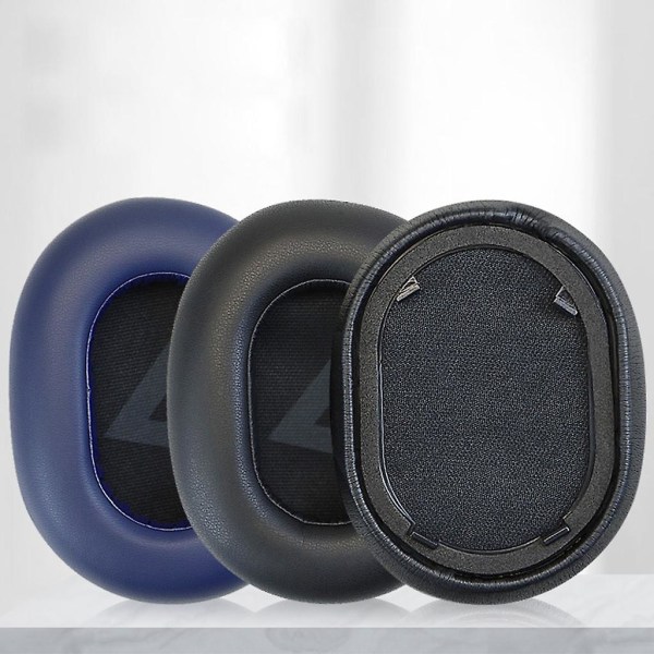 2 st PU-läder öronkuddar öronproppar svampöverdrag för Plantronics Backbeat Go 8