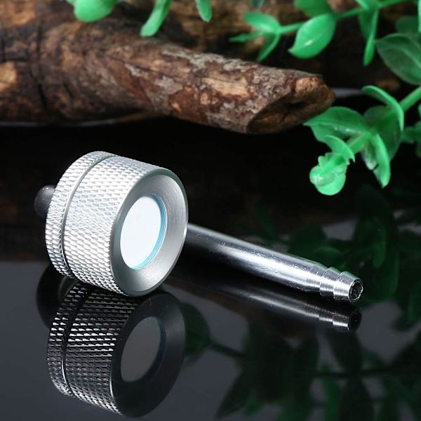 Fisketank CO2-diffusor i aluminiumlegering med sugekop