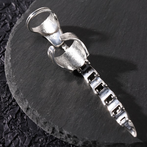 Scorpion Ring Justerbar Tung Rock Punk Ring