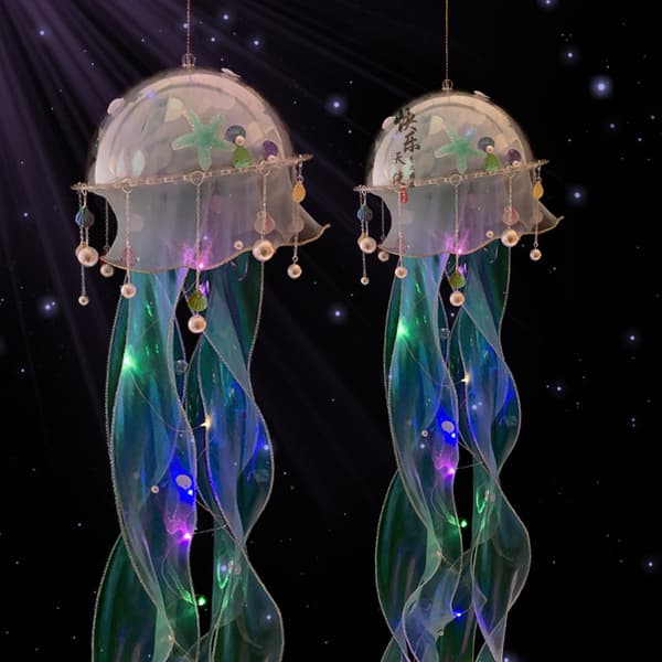 Nattlys for barn, manetlampe, stemningsbelysning, søt romdekor
