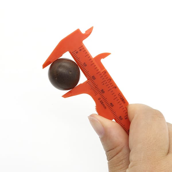 80mm Mini Student Plast Glid Vernier Kaliper Måleverktøy