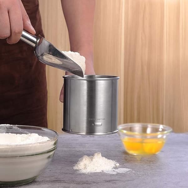 3 kopper melsigte bage melsigte rustfrit stål med fint