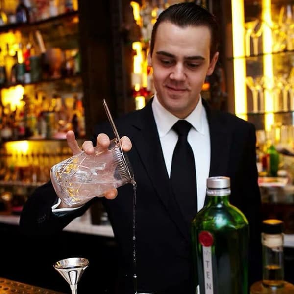 Cocktail sil i rostfritt stål för bartenders