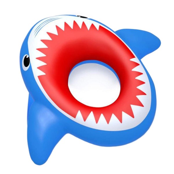 Shark Swimming Ring Thickened Adult Shark Lounger Inflatable Dolphin Lifebuoy Home Swimming