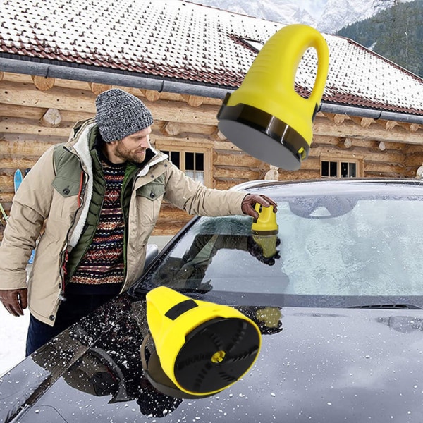 Snøfjerner, elektrisk isskrape, multifunksjonell for glassbilvindu