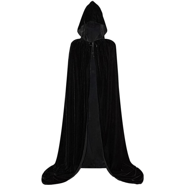 Viitta hupulla, Unisex Halloween Vampire Cloak pitkällä hupulla aikuisille Cos
