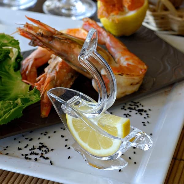 4 stk. manuel citronpresser, akryl manuel citron skivepresser,