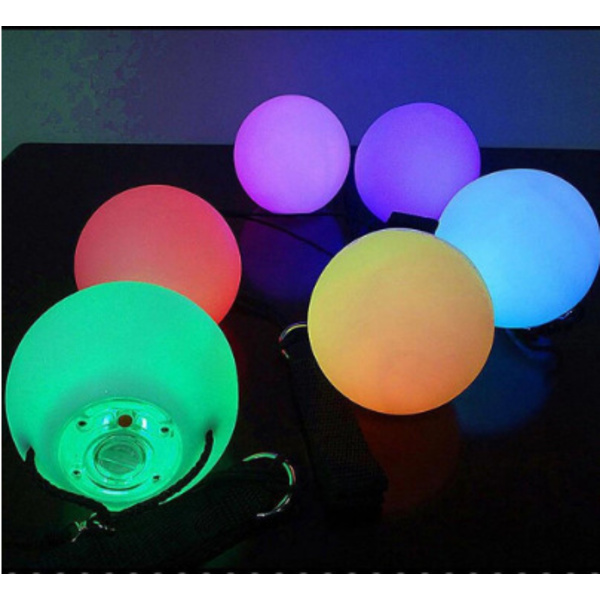 LED-kastbara glödbollar POI-kastbollar dansrekvisita bollar