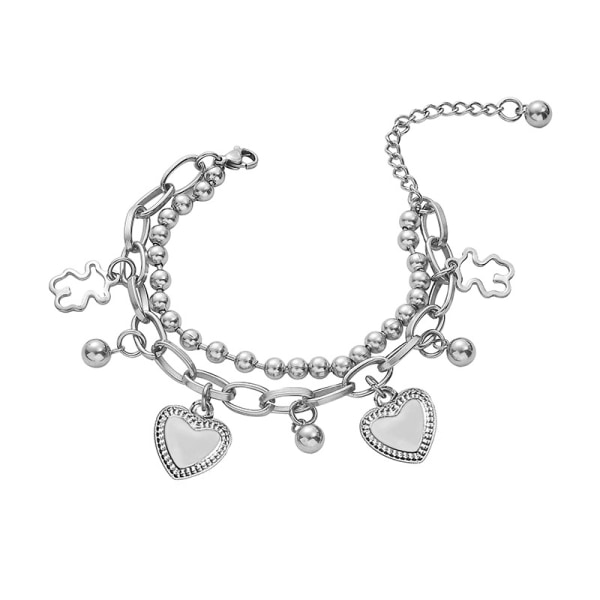 Punk Gothic Love Armbånd Perle Armbånd Dame Armbånd Dame