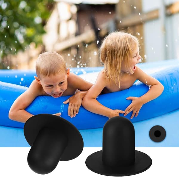 Sommar simning delar ersättning pool lock (4 pack) (svart)
