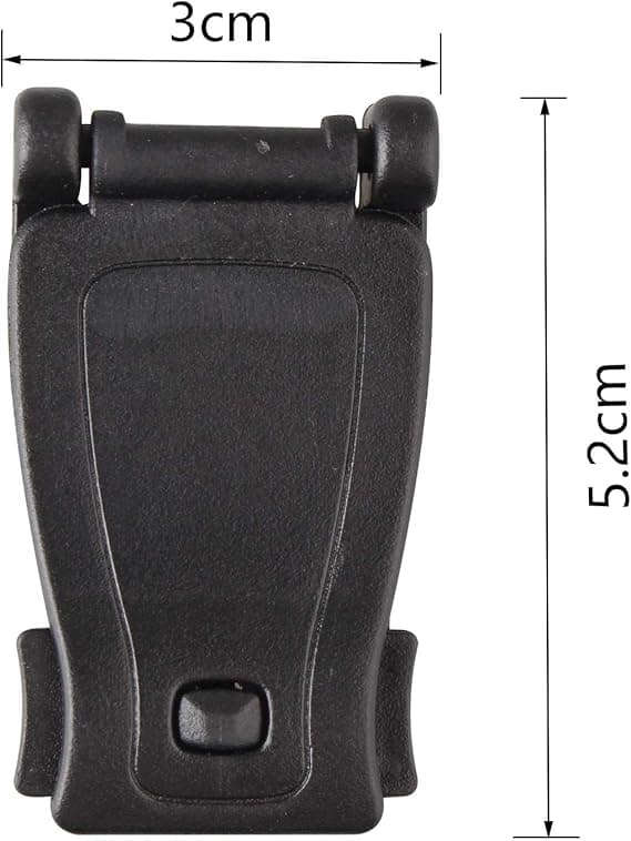 10 stk Multifunksjonell Taktisk Molle Webbing Clip Web Dominator Strap Management Spenne Utendørs Tilbehør